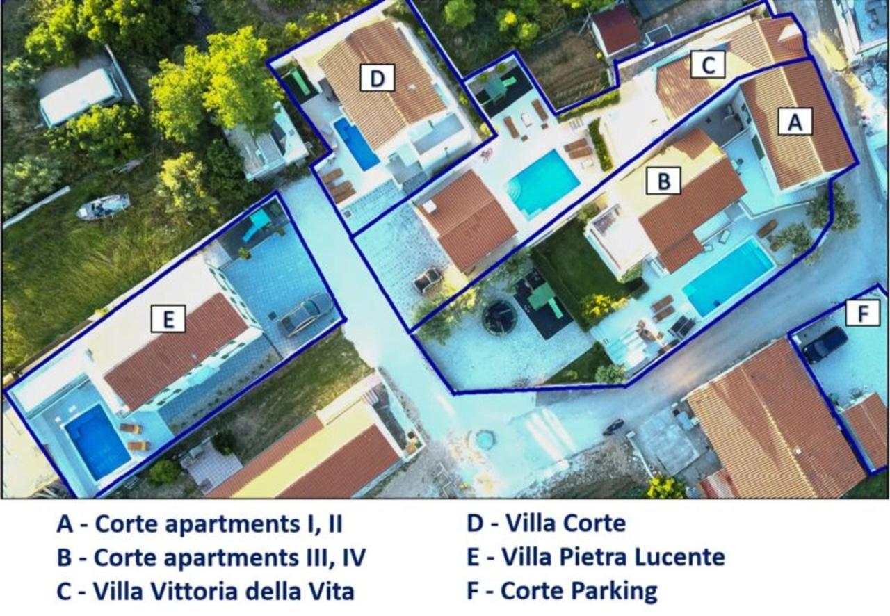 Corte Villas & Apartments - Ae1043 Privlaka  Exteriér fotografie